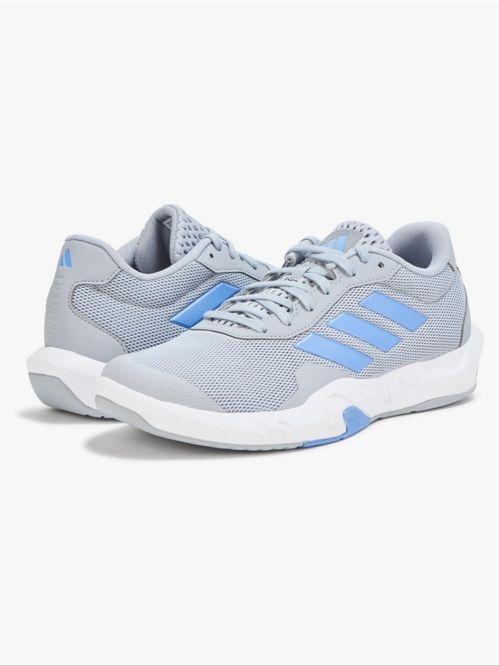 Adidas Women's Amplimove Running Training Shoes Grey Blue JR9300 Sizes NIB 9